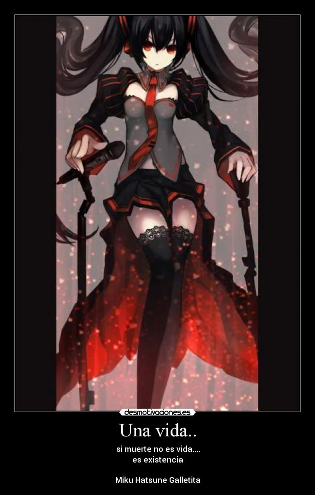 carteles vida miku desmotivaciones