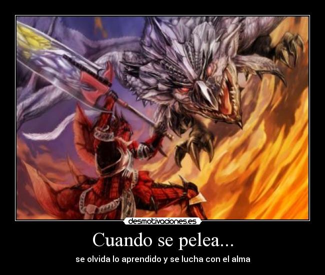 Cuando se pelea... -