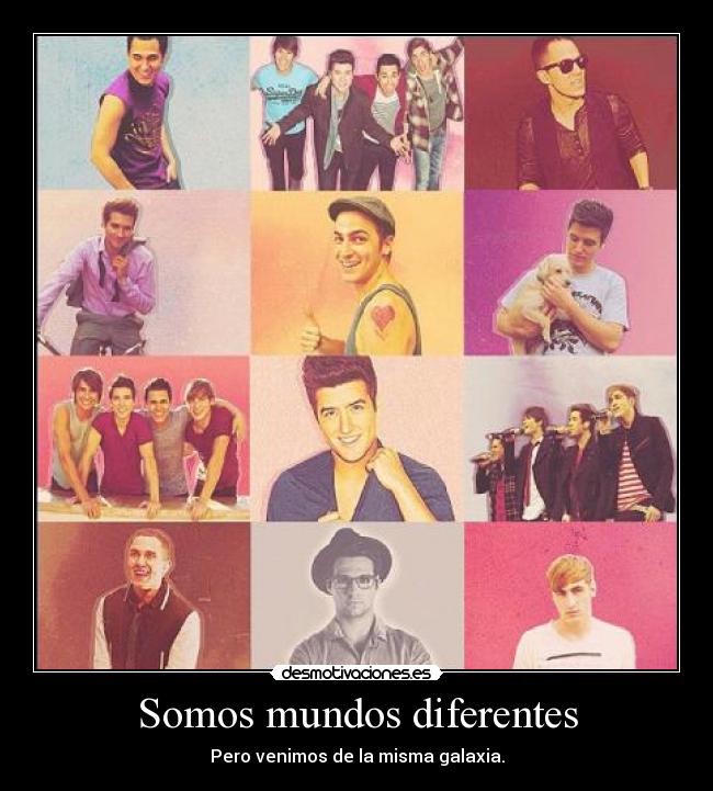 Somos mundos diferentes -