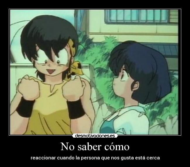 No saber cómo - 