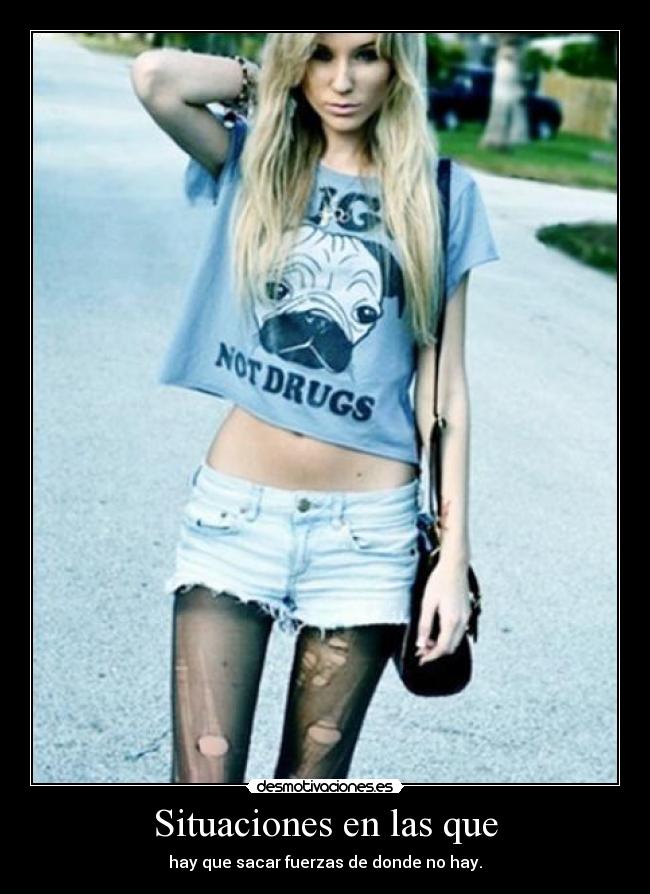 Situaciones en las que -