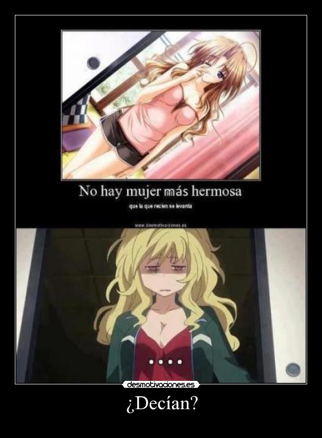 carteles anime desmotivaciones