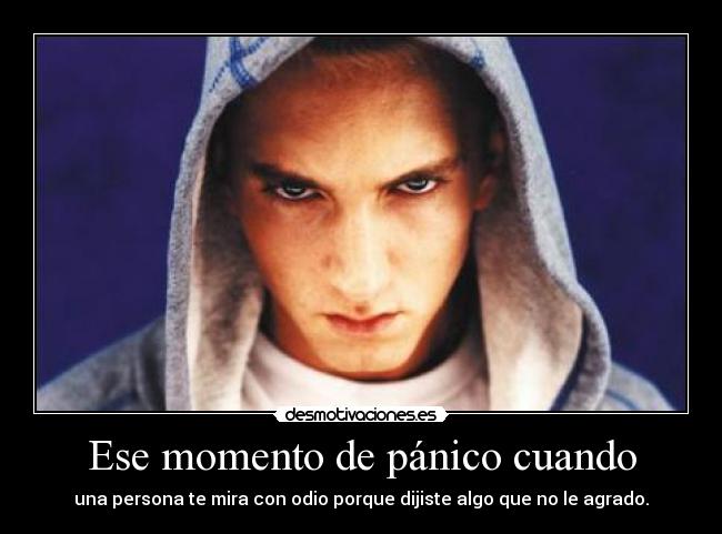 Ese momento de pánico cuando -