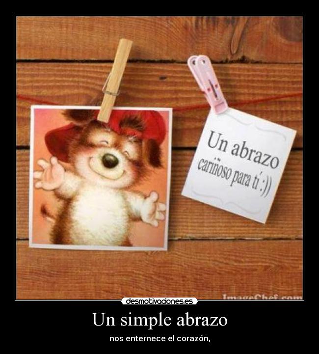 Un simple abrazo -