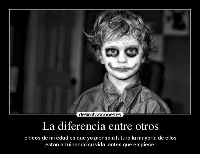 La diferencia entre otros -