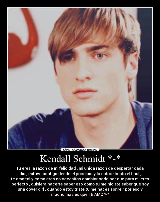 Kendall Schmidt *-* -