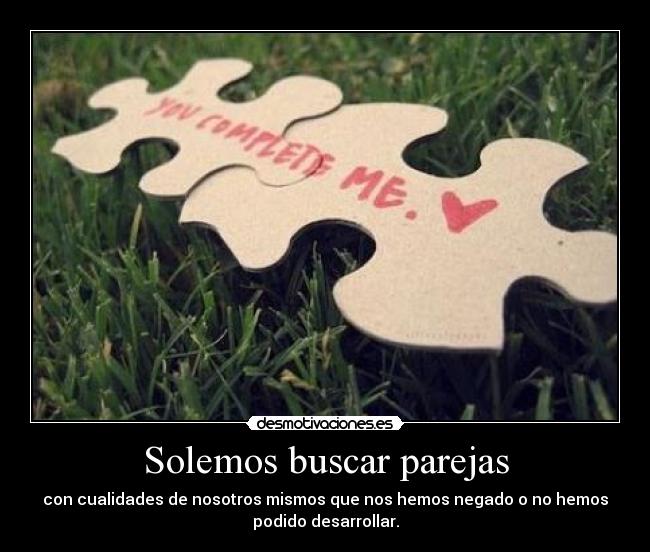 Solemos buscar parejas -