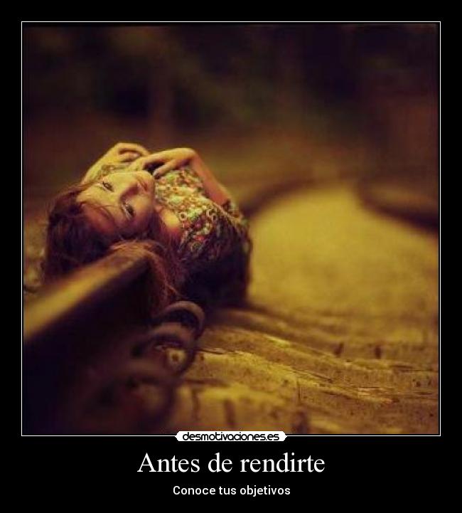 Antes de rendirte - 