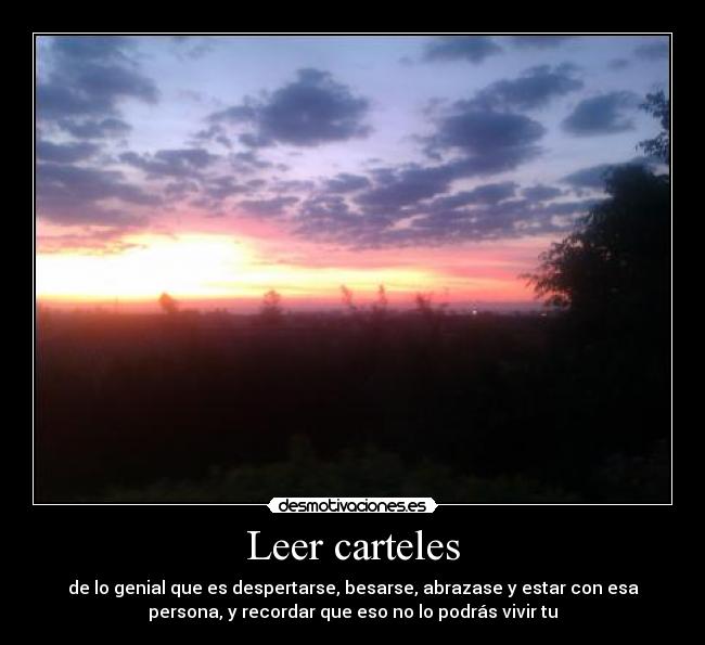 Leer carteles - 