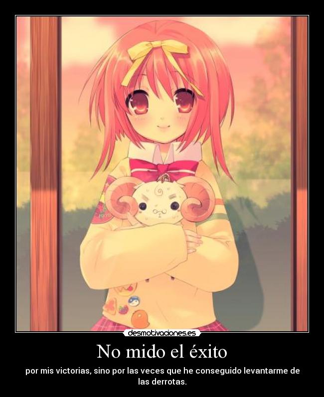 No mido el éxito -