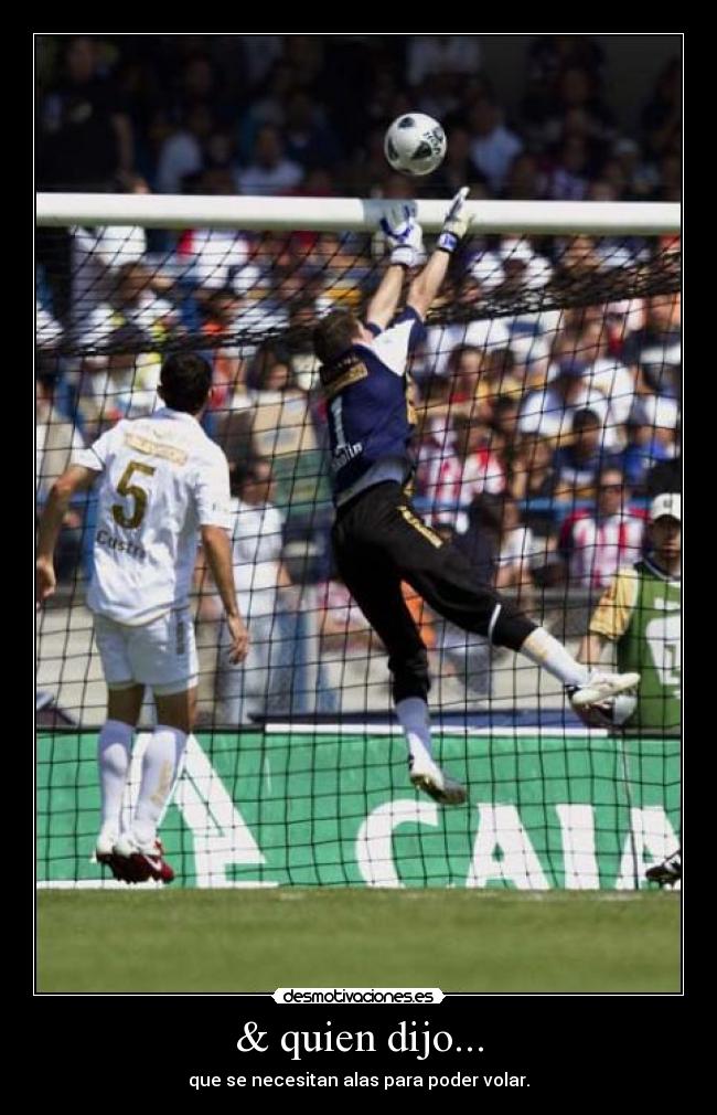 & quien dijo... - que se necesitan alas para poder volar.