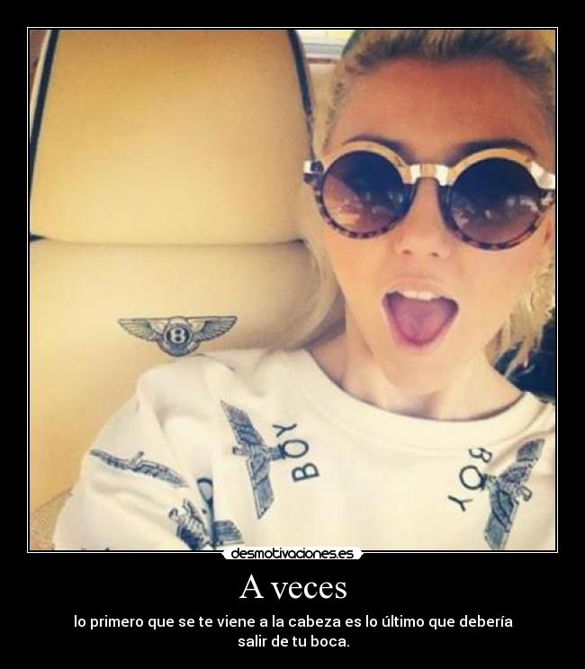 A veces -