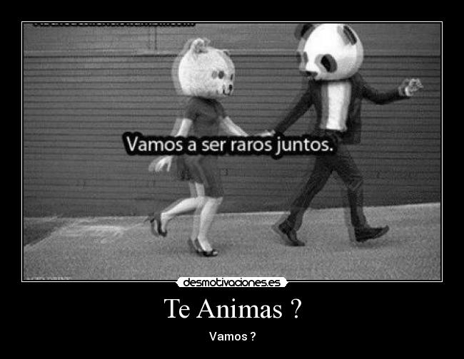 Te Animas ? - Vamos ?