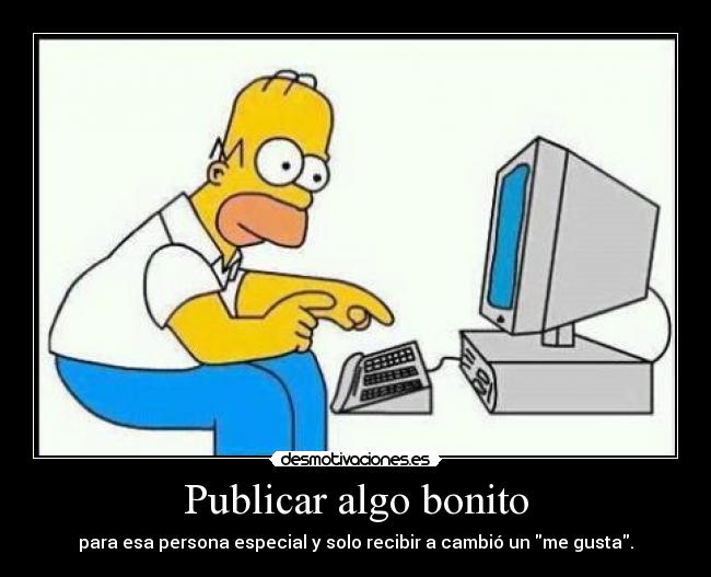 Publicar algo bonito -