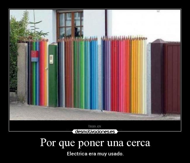 Por que poner una cerca - 