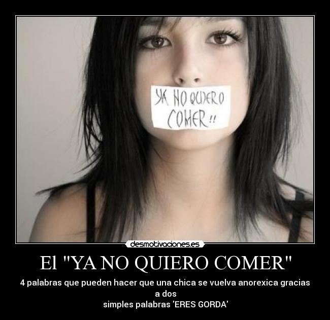 El YA NO QUIERO COMER -