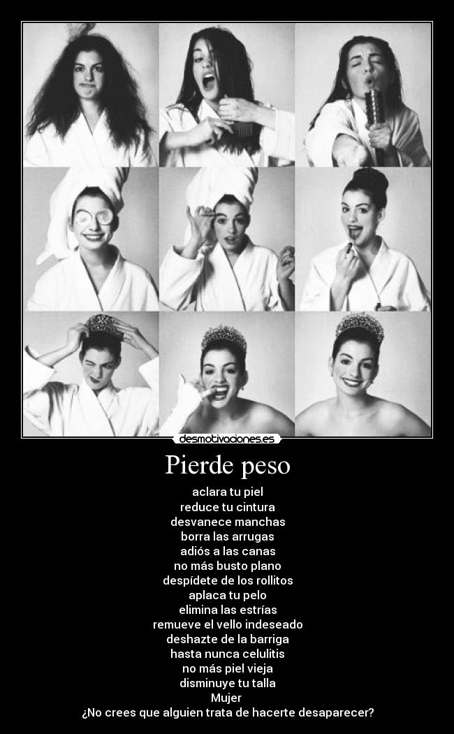 Pierde peso -