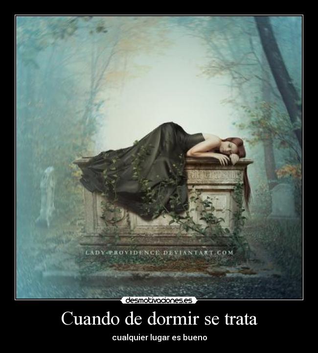 Cuando de dormir se trata -