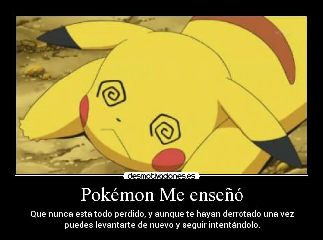 Pokémon Me enseñó -