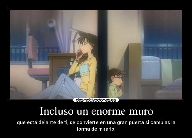 carteles detective conan ran shinichi desmotivaciones