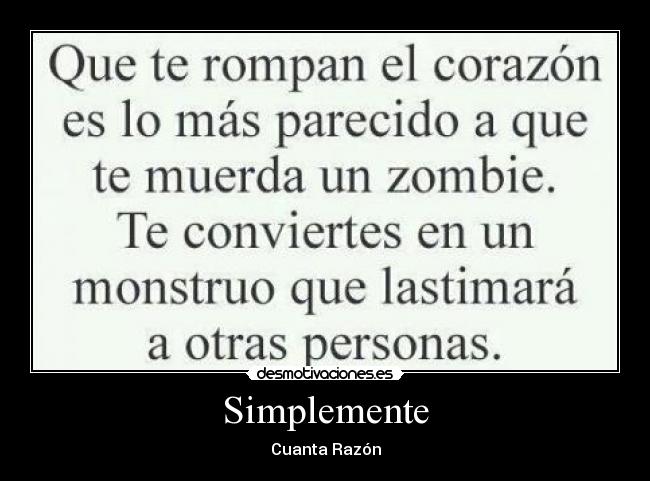 Simplemente - Cuanta Razón