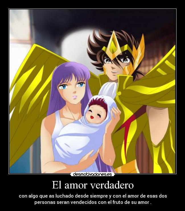 El amor verdadero - con algo que as luchado desde siempre y con el amor de esas dos
personas seran vendecidos con el fruto de su amor .