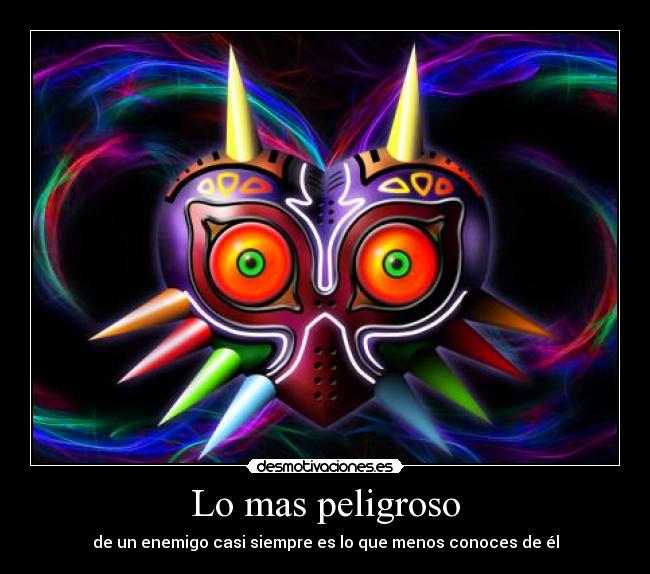 carteles majoras mask desmotivaciones