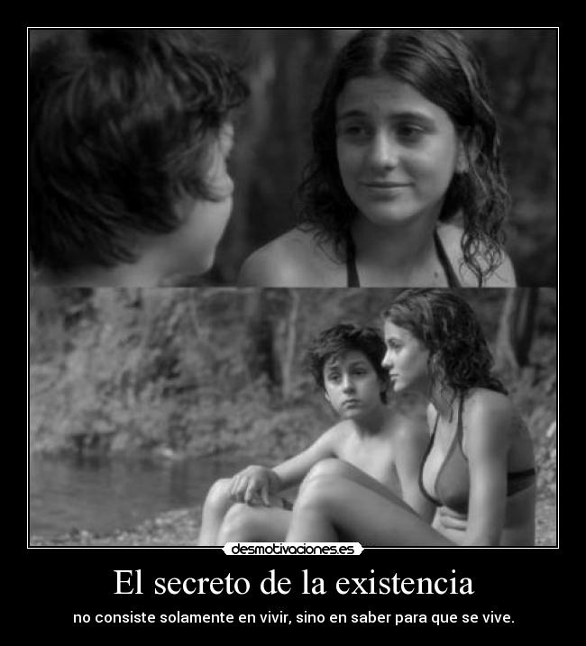 El secreto de la existencia -