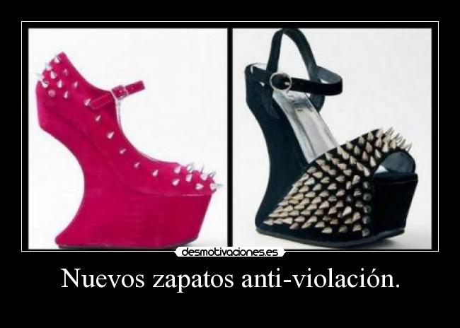 Nuevos zapatos anti-violación. - 