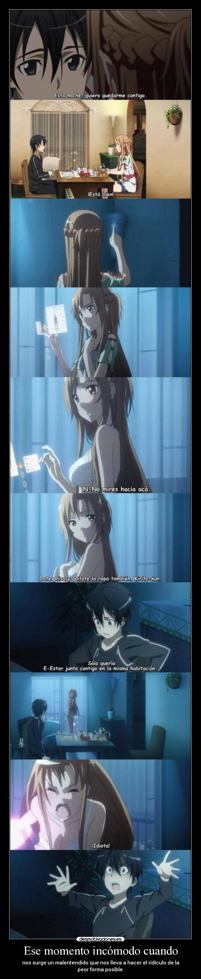 Ese momento incómodo cuando -