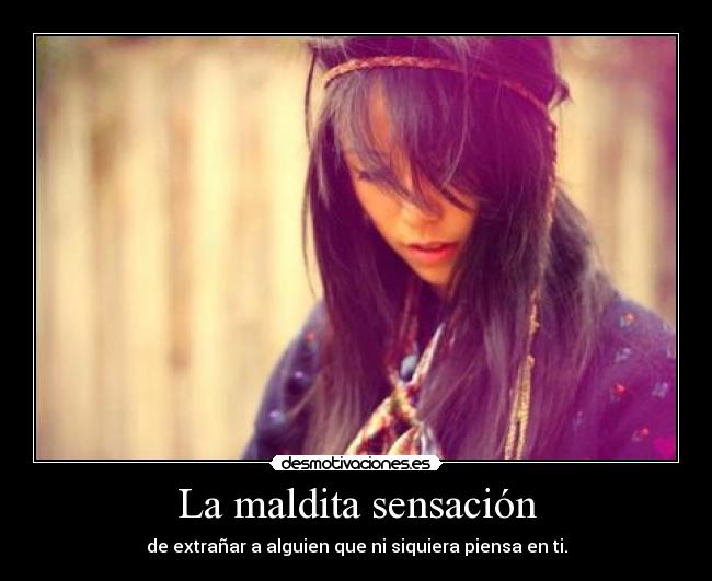 La maldita sensación - 