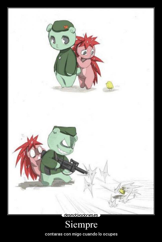 carteles amigos happy tree friends desmotivaciones