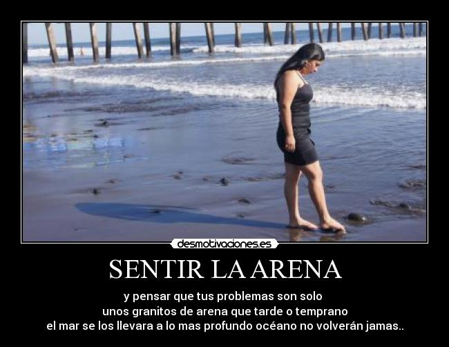 SENTIR LA ARENA -