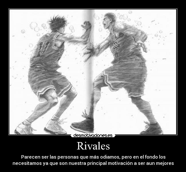 carteles slam dunk manga hanamichi sakuragi kaede rukawa shohoku momento epico desmotivaciones