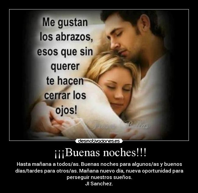 ¡¡¡Buenas noches!!! -