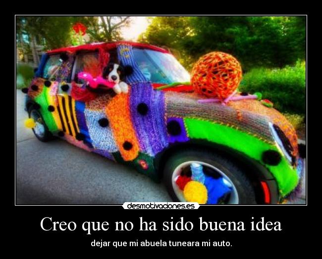 Creo que no ha sido buena idea -