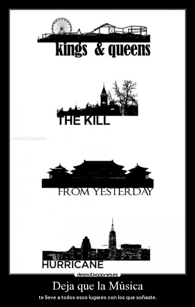 Deja que la Música - te lleve a todos esos lugares con los que soñaste.