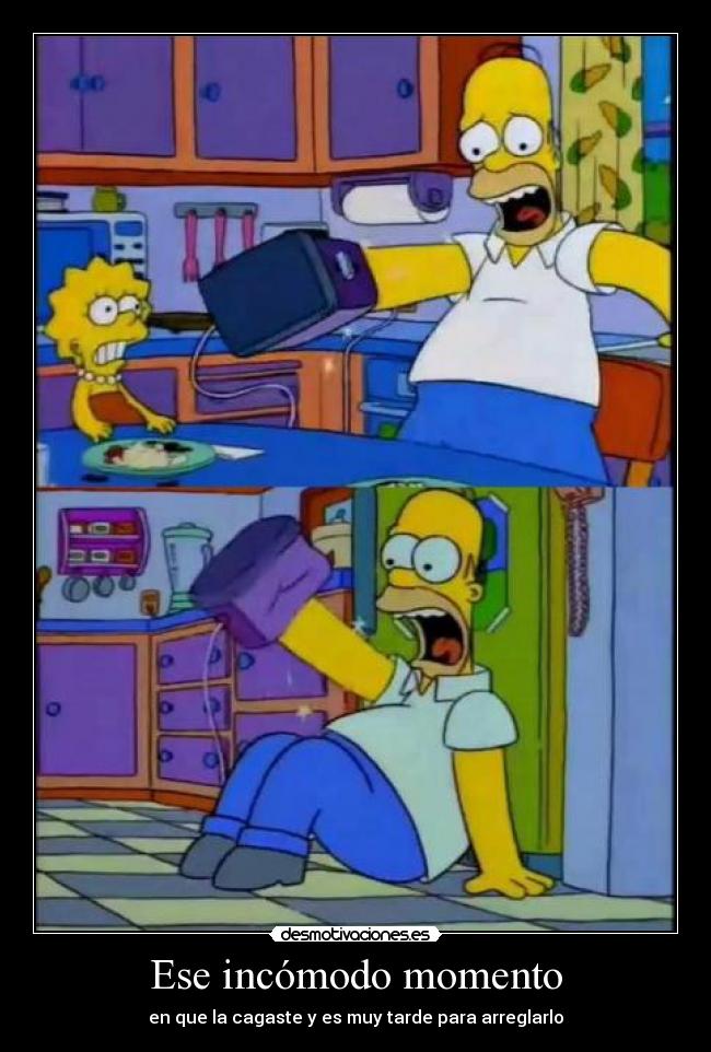 Ese incómodo momento - en que la cagaste y es muy tarde para arreglarlo