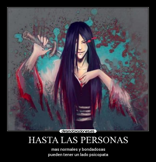 carteles yachiru unohana gusto personalidad yandere desmotivaciones