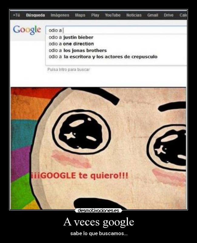 A veces google - 
