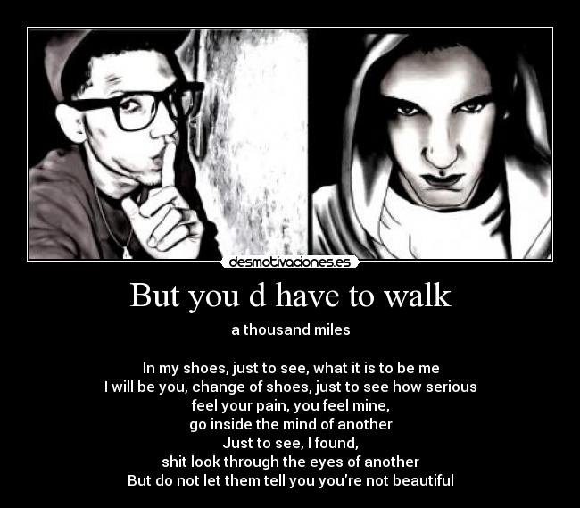 But you d have to walk -