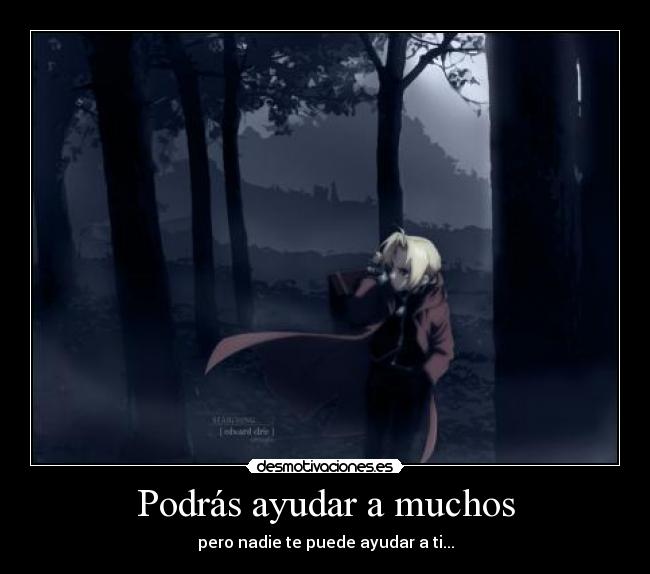 carteles anime full metal alchemit edward elric desmotivaciones