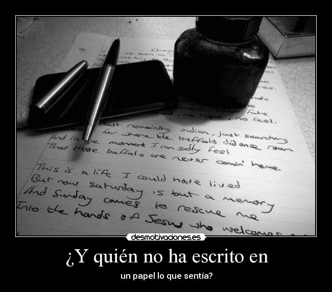 ¿Y quién no ha escrito en -