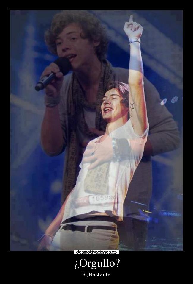 ¿Orgullo? -