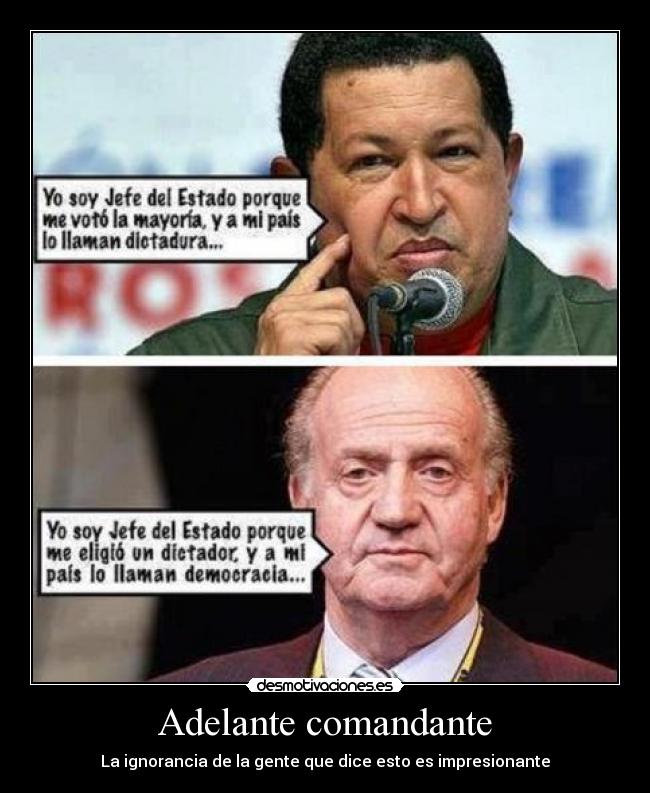 Adelante comandante -