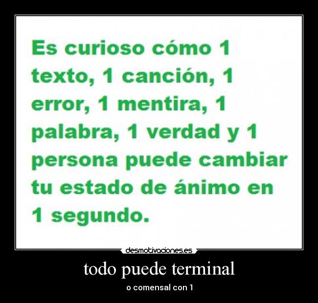 todo puede terminal - 