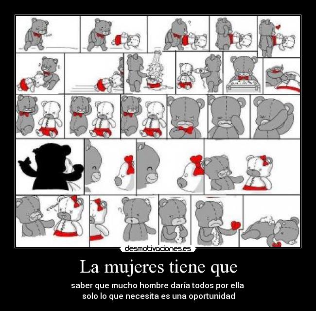 La mujeres tiene que -