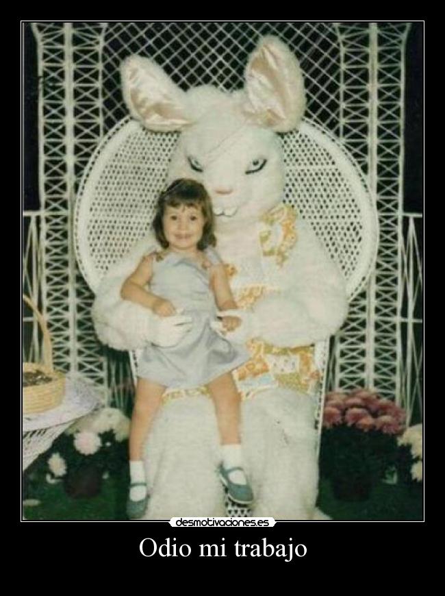 Odio mi trabajo -
