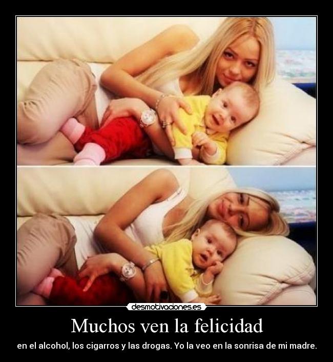 Muchos ven la felicidad -