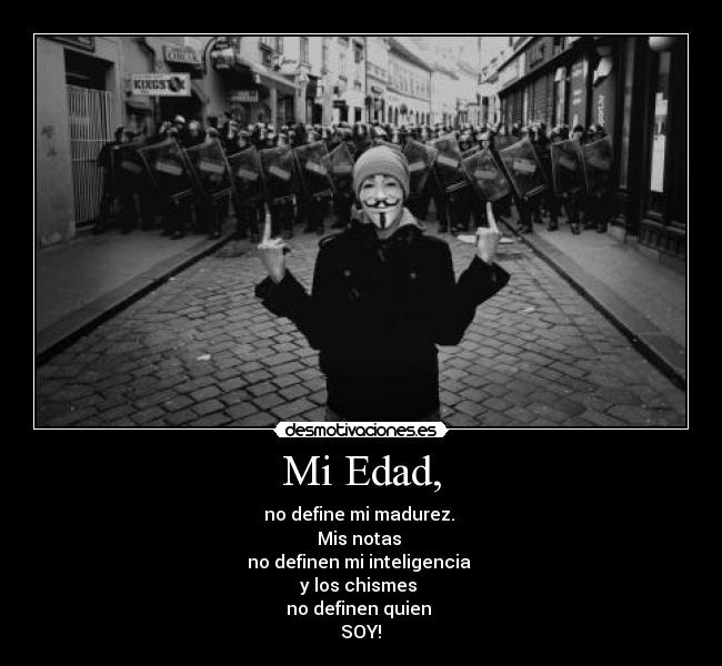 Mi Edad, -